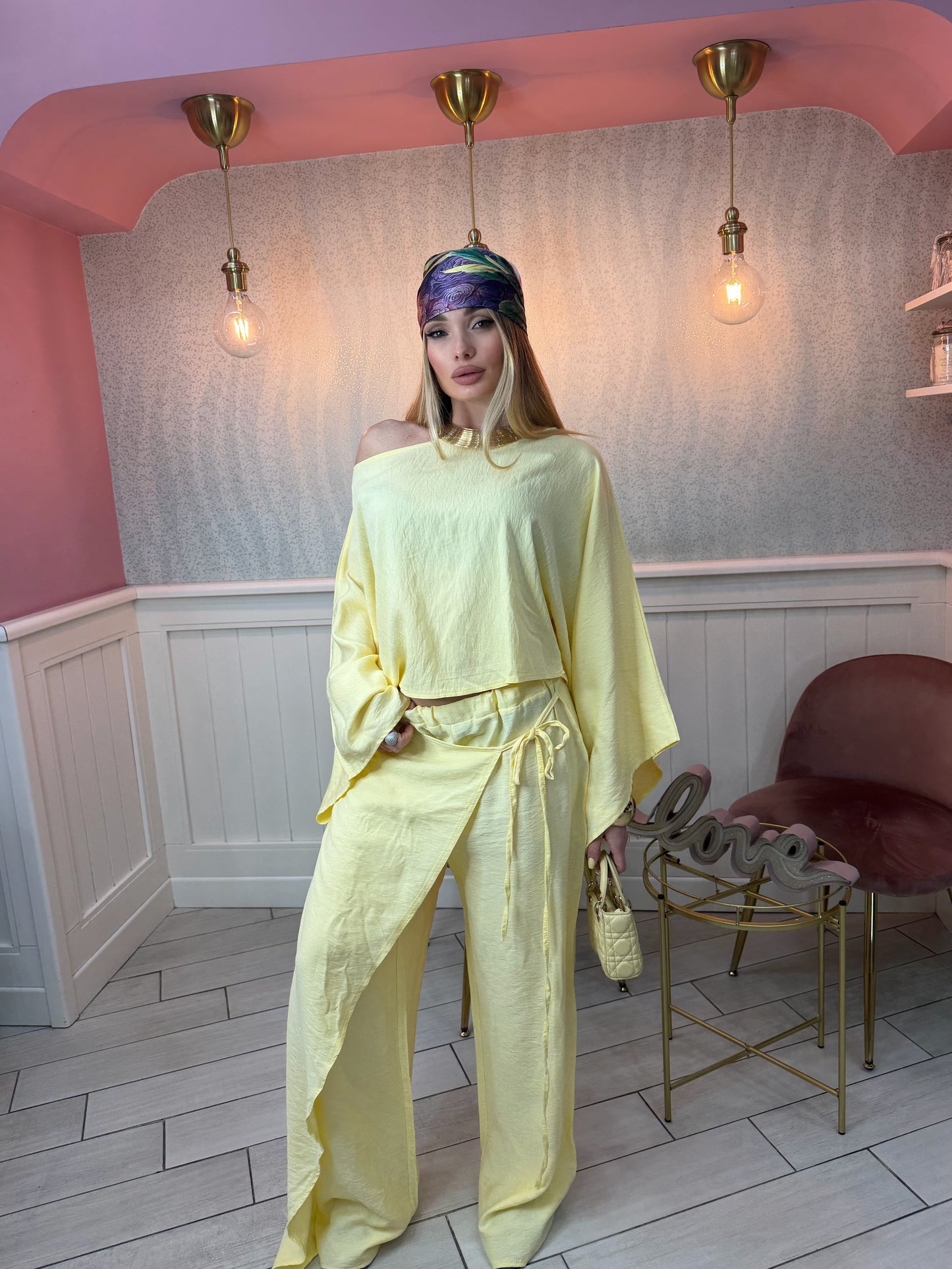 COORDINATO COACHELLA GIALLO