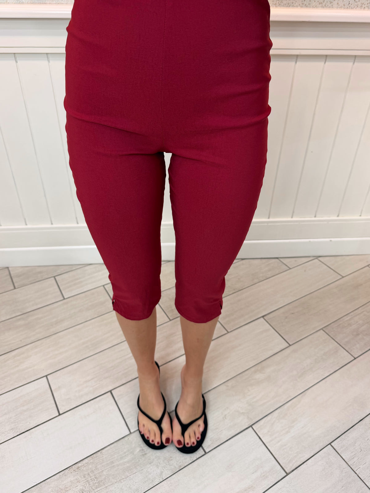 LEGGINS CAPRI RED