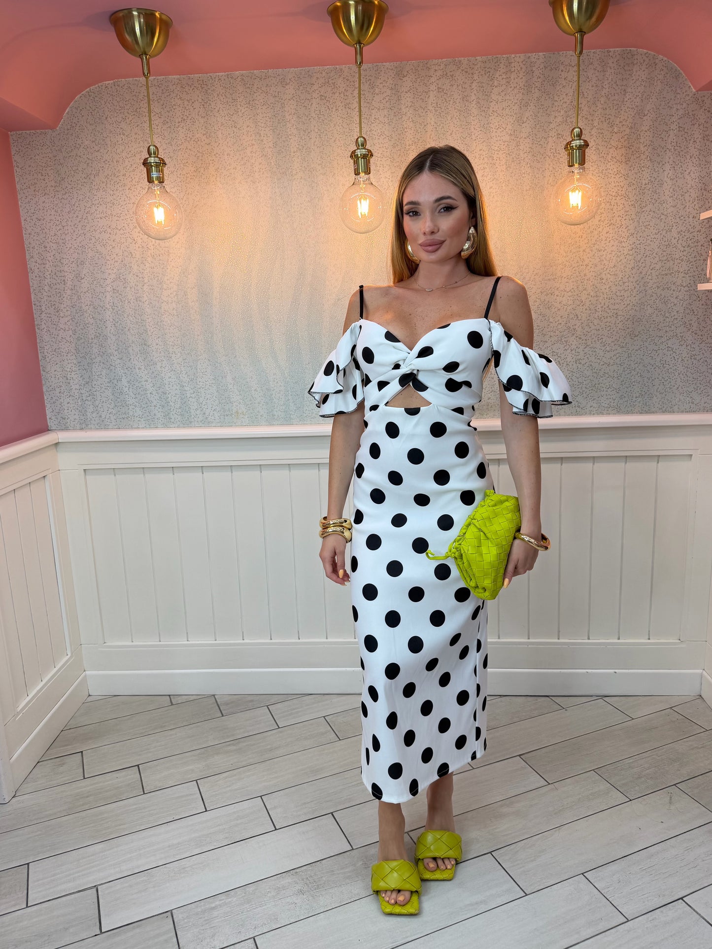 DRESS MET POIS
