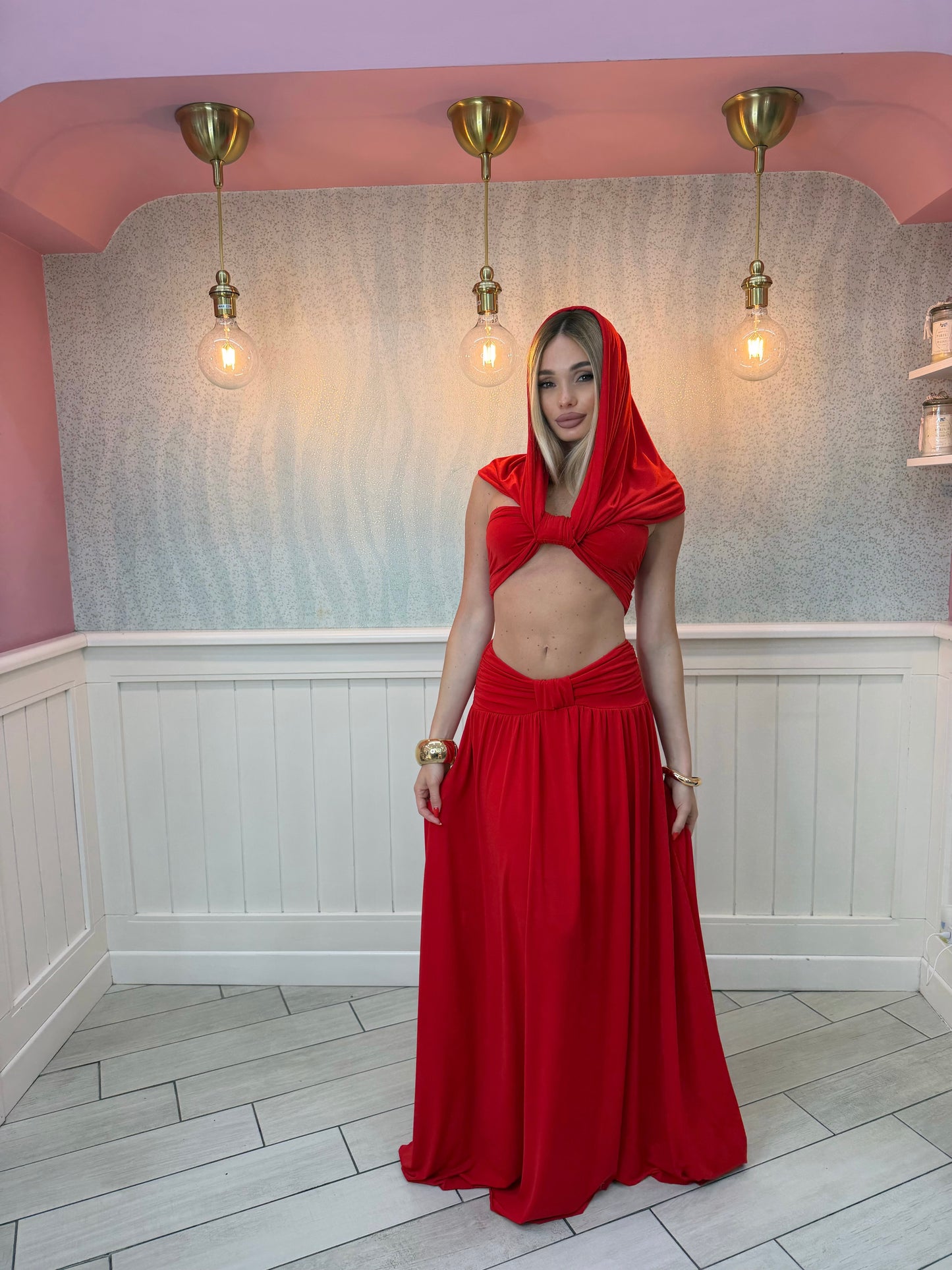 COORDSET LEONIE ROSSO