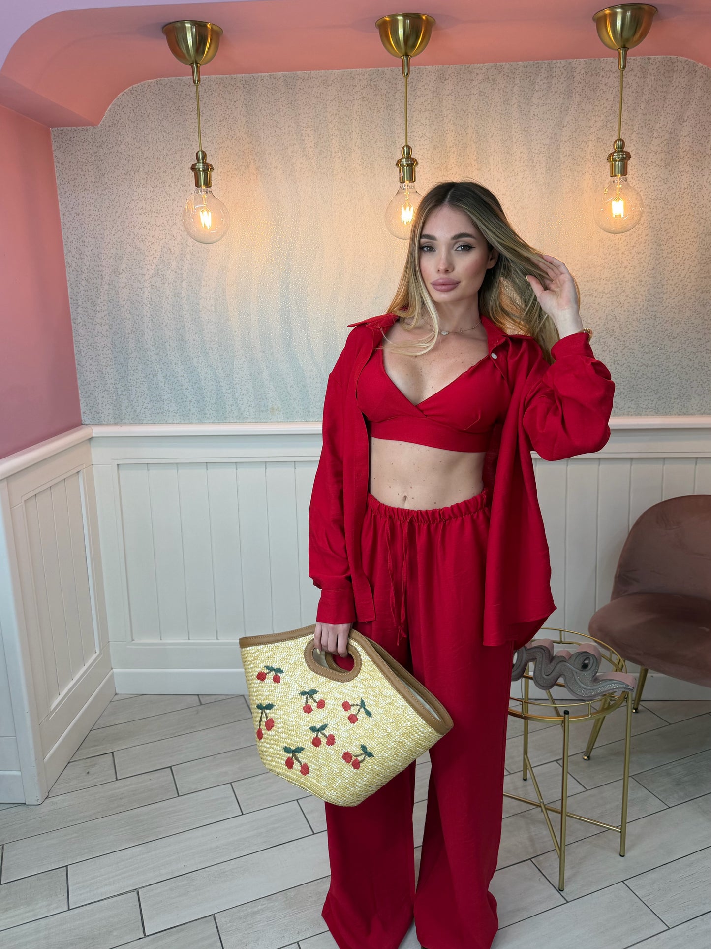 COORDSET 3pz ISLA ROSSO