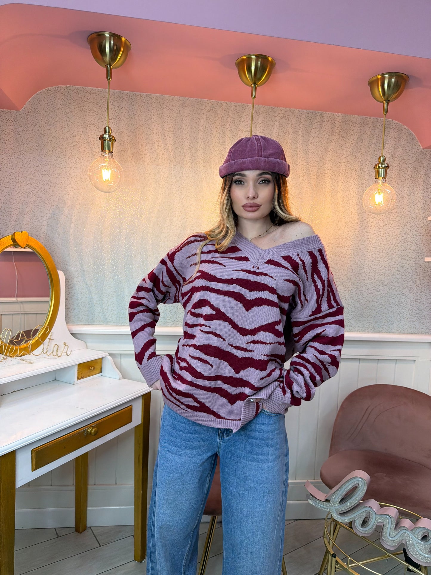 COORDINATO DENIM + PULL CREATIVE DEPT