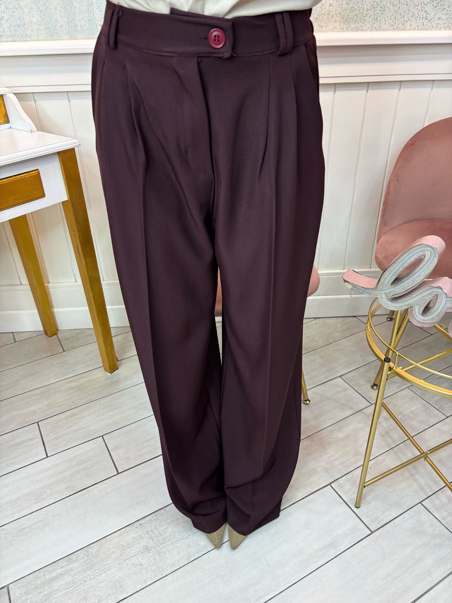 PANTALONE ADELE BORDEAUX
