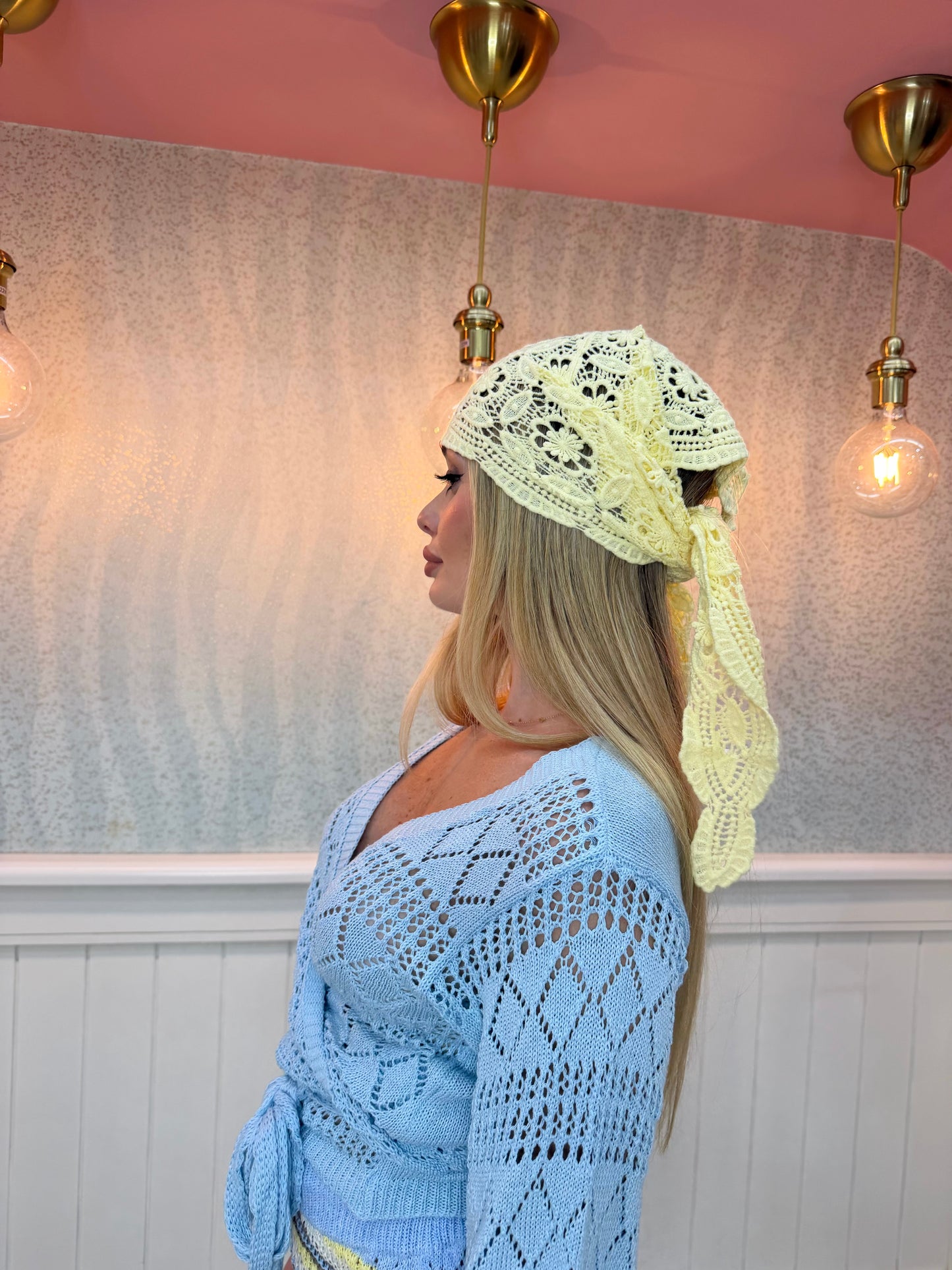 FOULARD CROCHET GIALLA