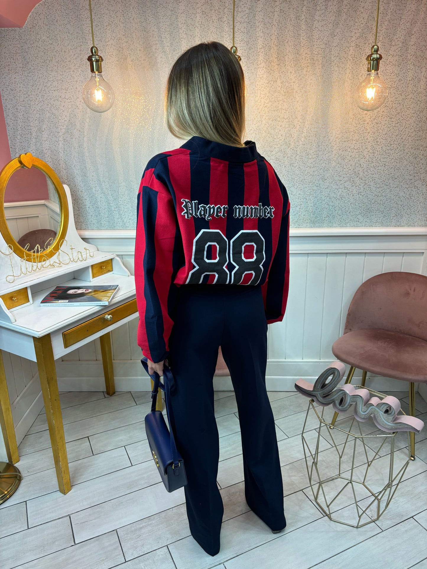 FELPA SPORT 88 rosso e blu