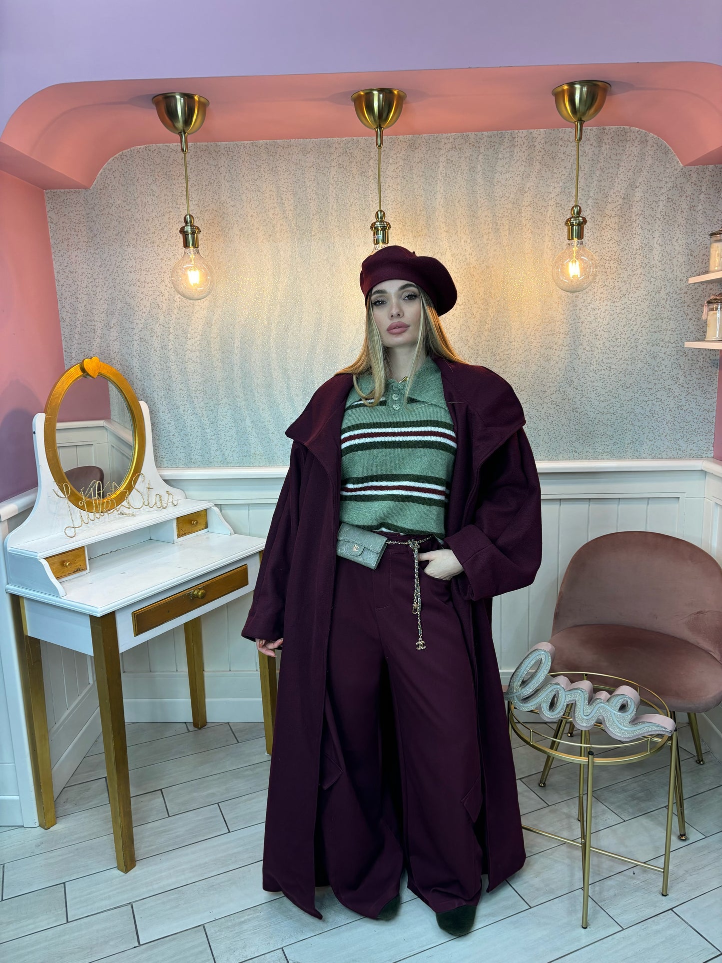 CAPPOTTO ALLIE BORDEAUX