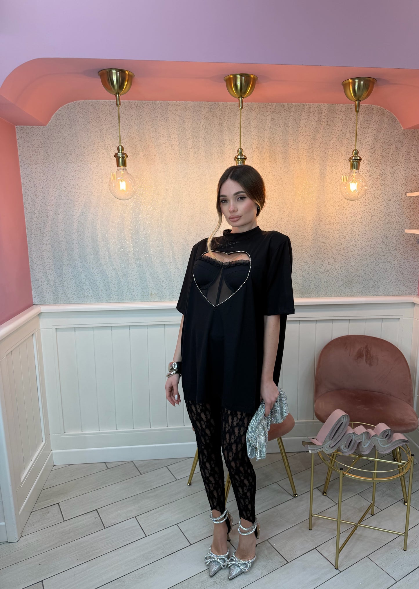 T-SHIRT LOVE NERA