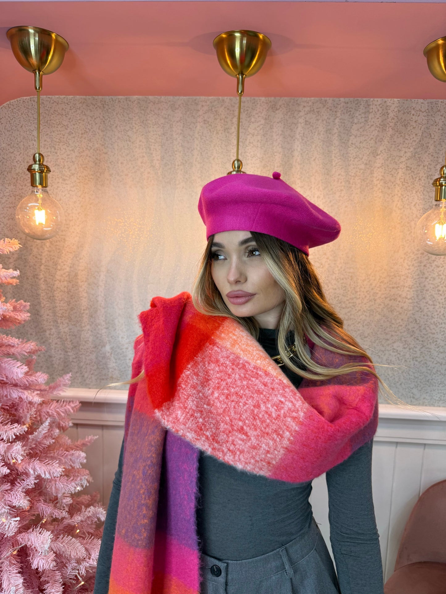 BASCO IN LANA FUXIA