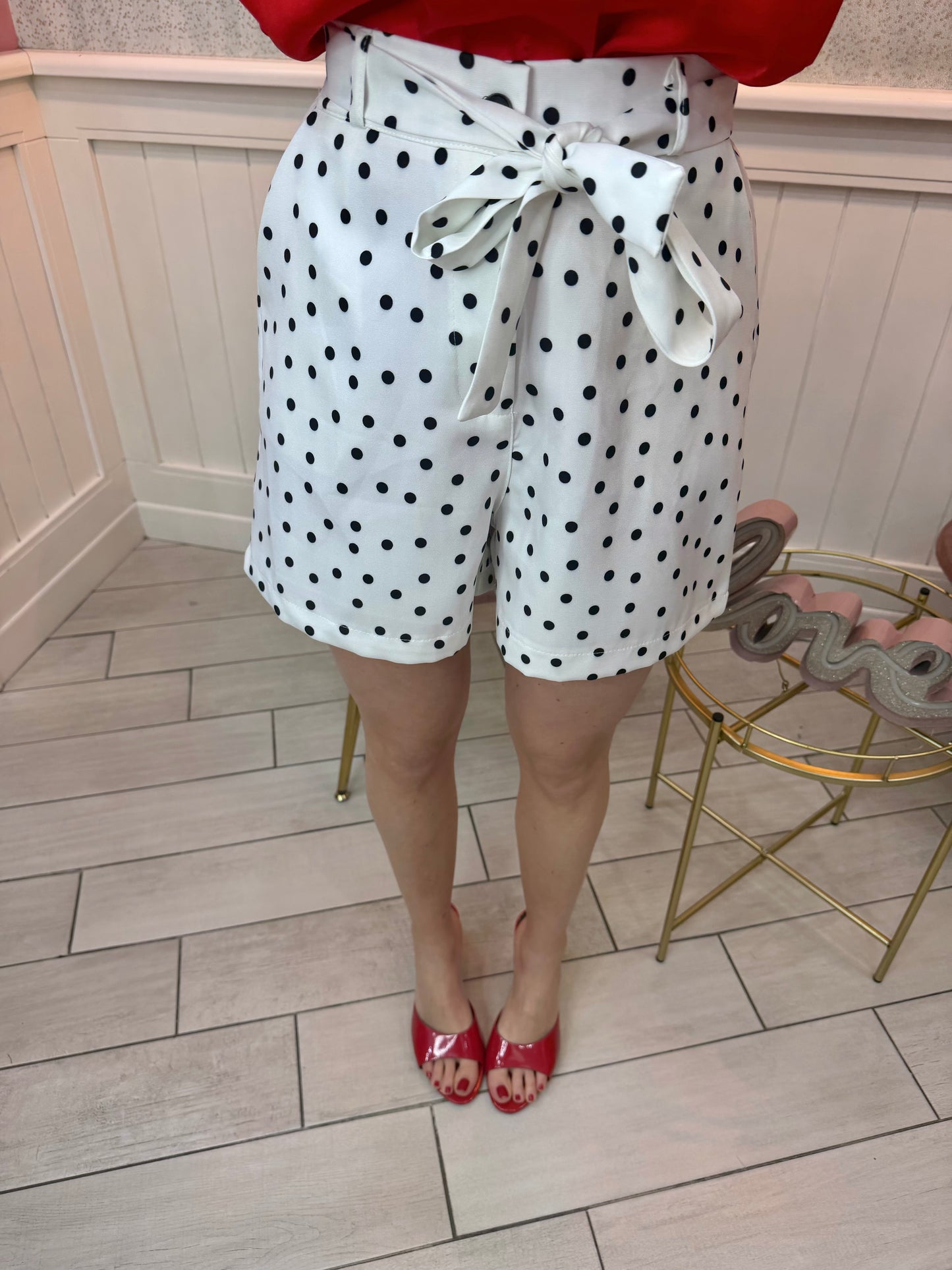 MINI SHORT POIS BIANCO