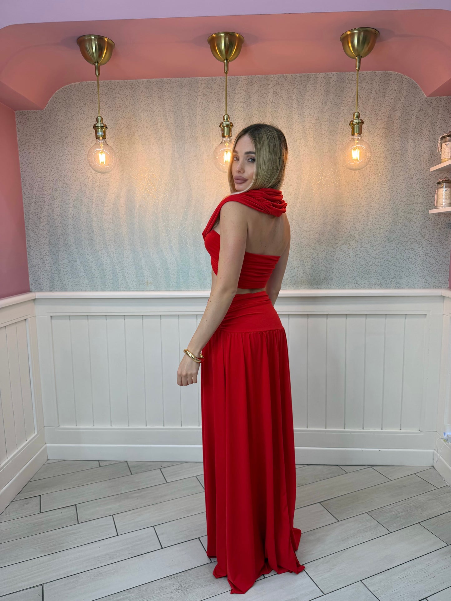 COORDSET LEONIE ROSSO