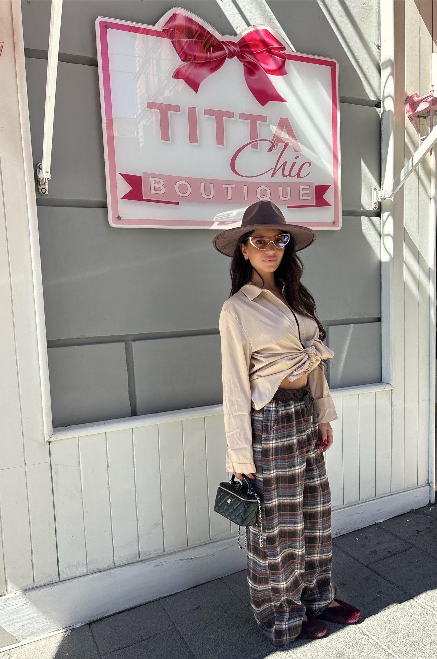 Camicia basic beige