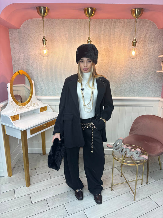 GIACCA CAPPOTTO NERA