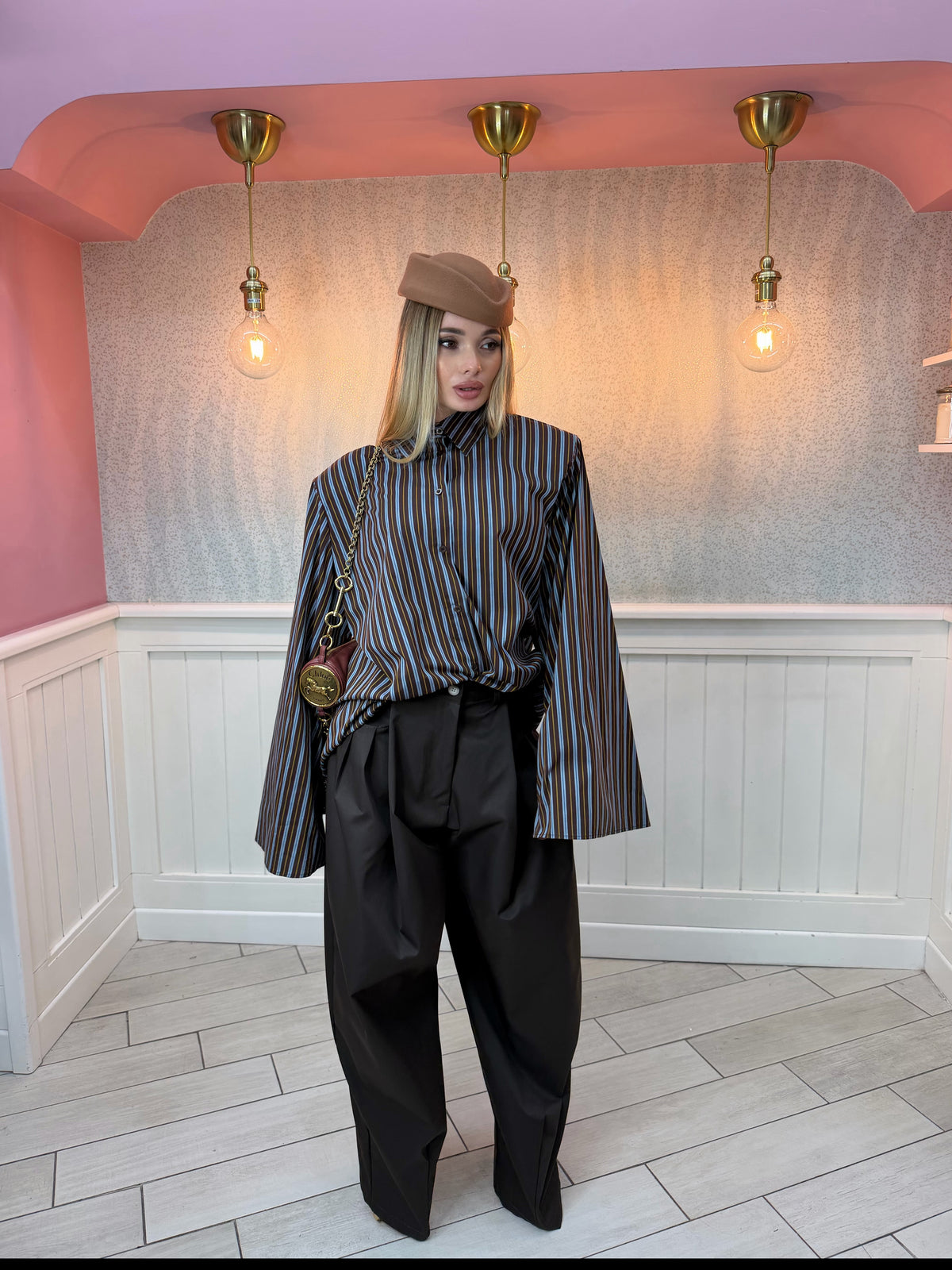 PANTALONE ATTITUDE MARRONE JUSTWEST
