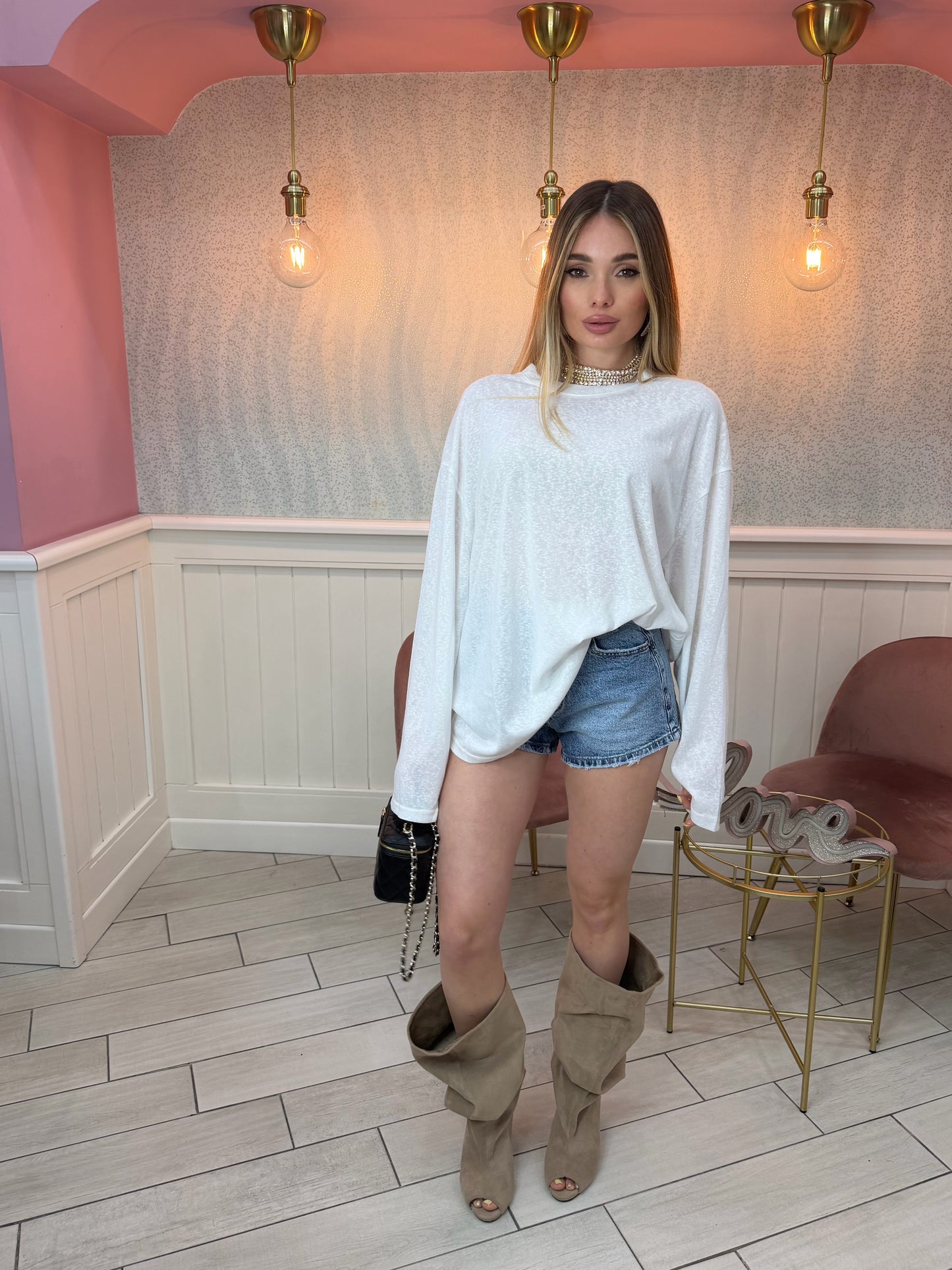T-SHIRT LONG SLEEVE WHITE