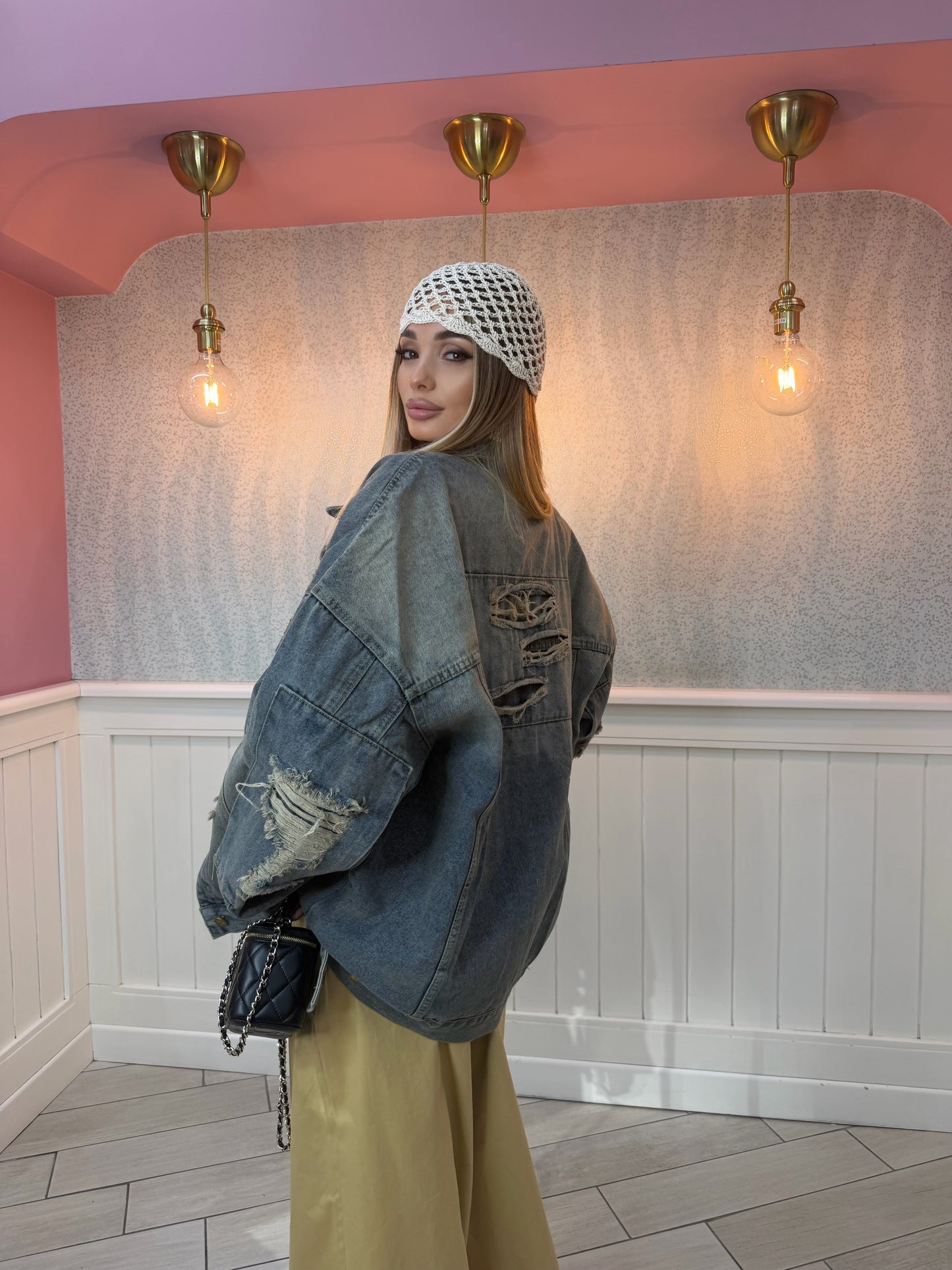 GIUBBINO OVER IN DENIM ACNE
