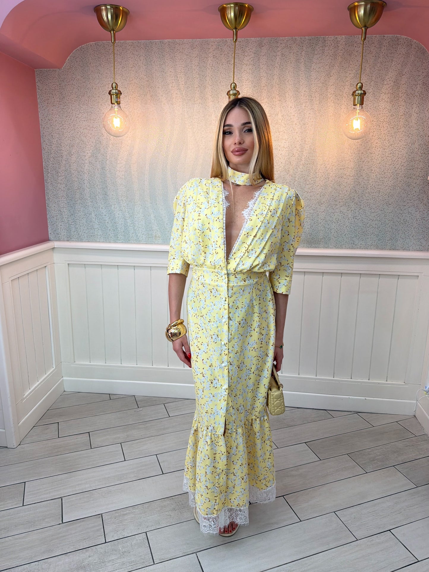 ABITO SELENA GIALLO