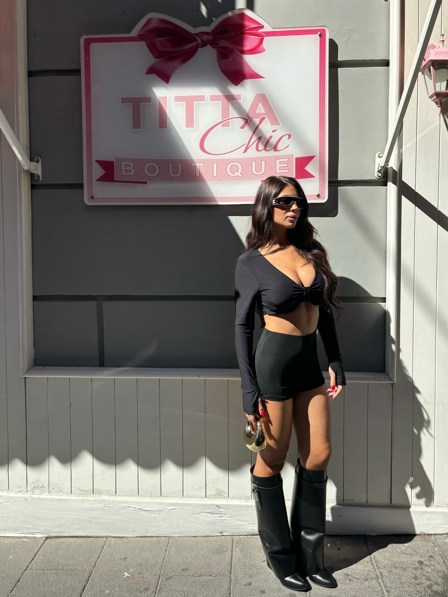 Coordinato culotte nero