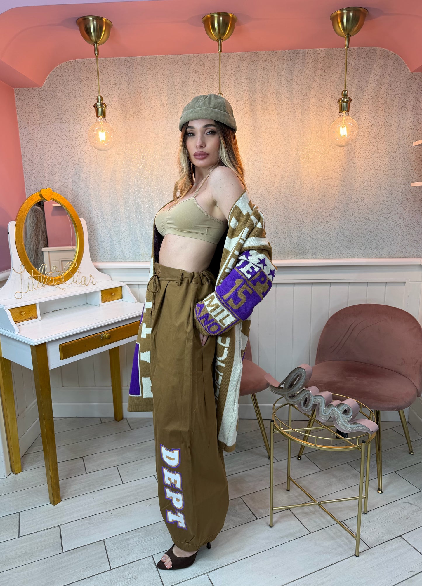 COORDSET MAXI CARDIGAN + PANTALONI CREATIVE DEPT