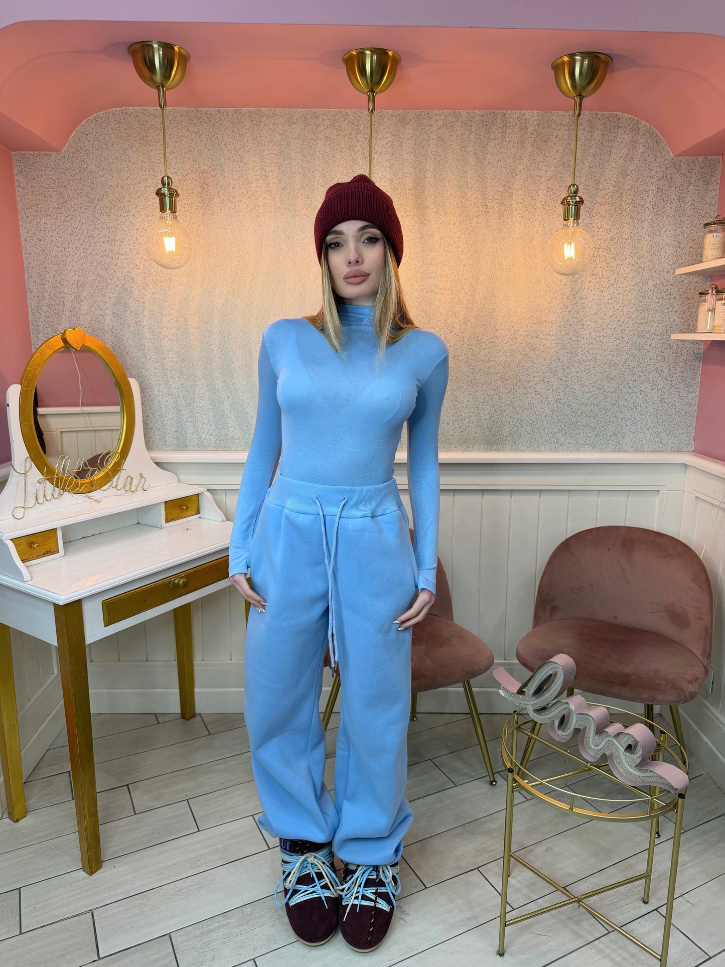 MAGLIA SEMIVELATA CELESTE