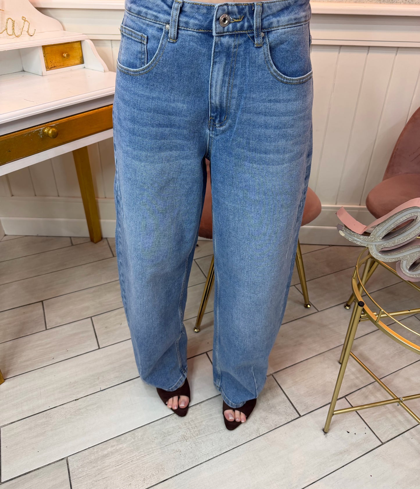 COORDINATO DENIM + PULL CREATIVE DEPT