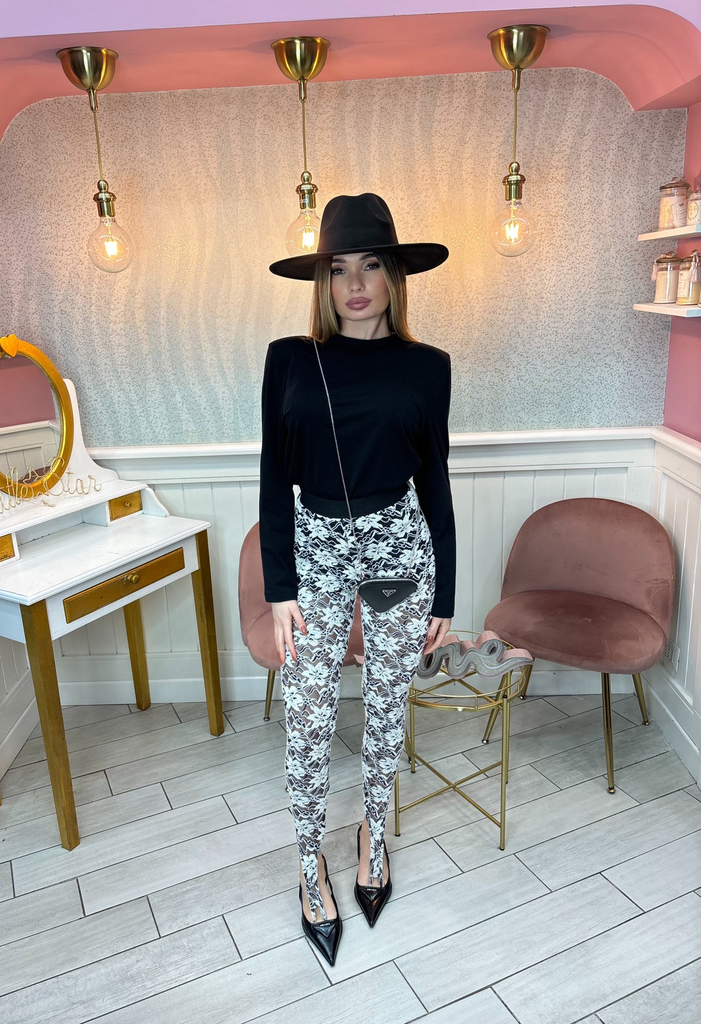 PANTALEGGINS ARENA BIANCO&NERO