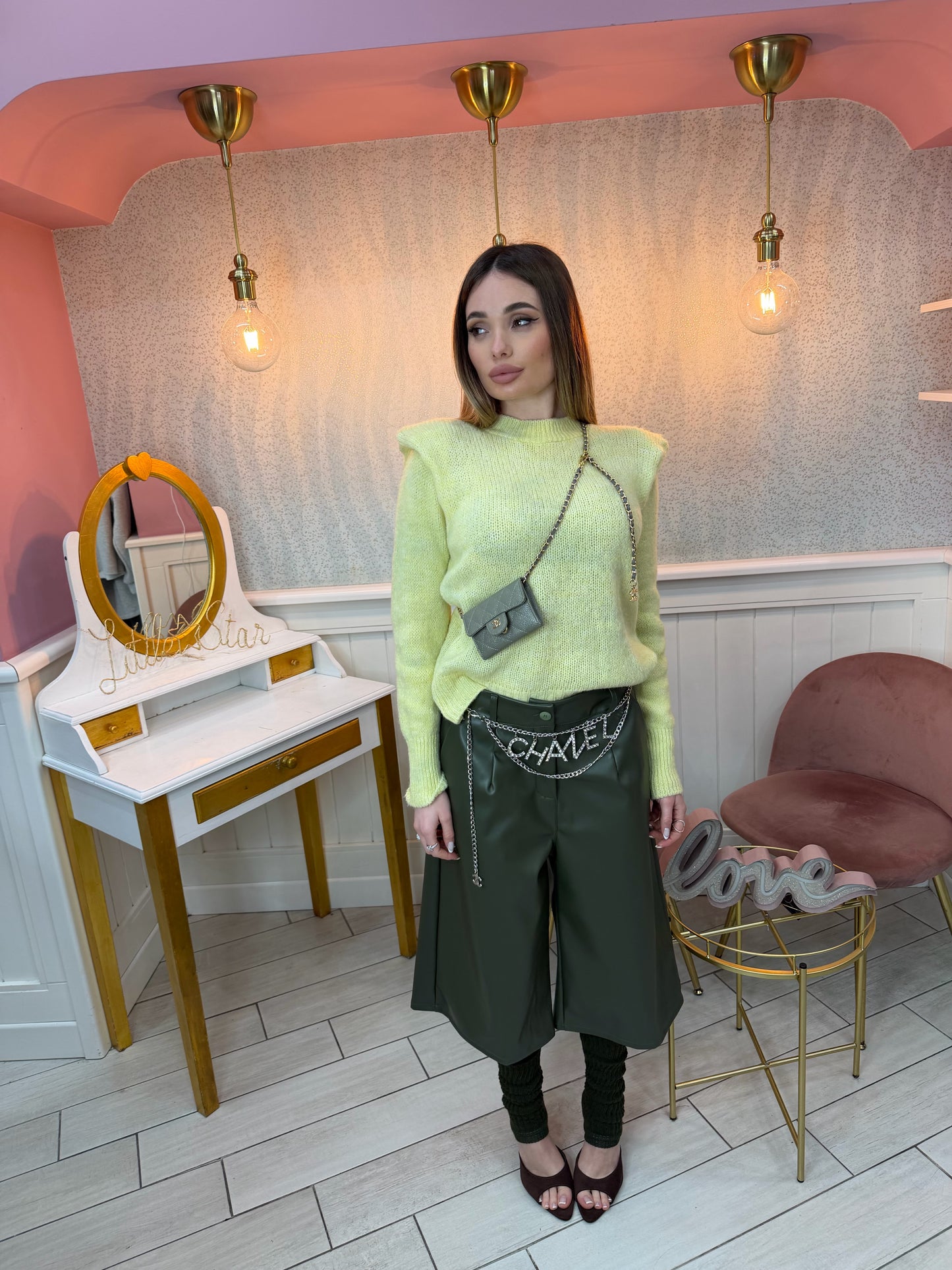 PULL CON SPALLINE LIME