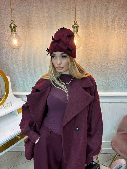 CAPPELLO IN LANA FIOCCO