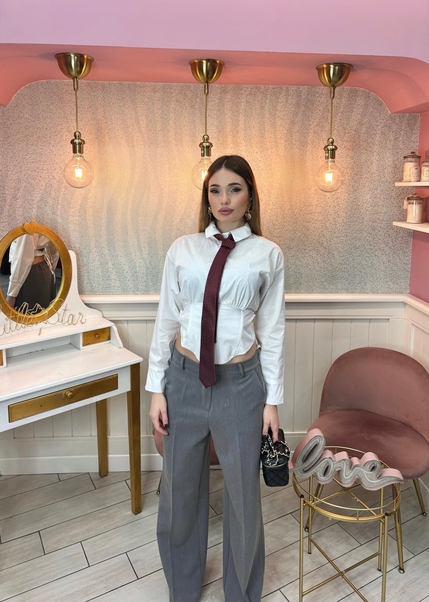 CAMICIA BUSTINO BIANCA