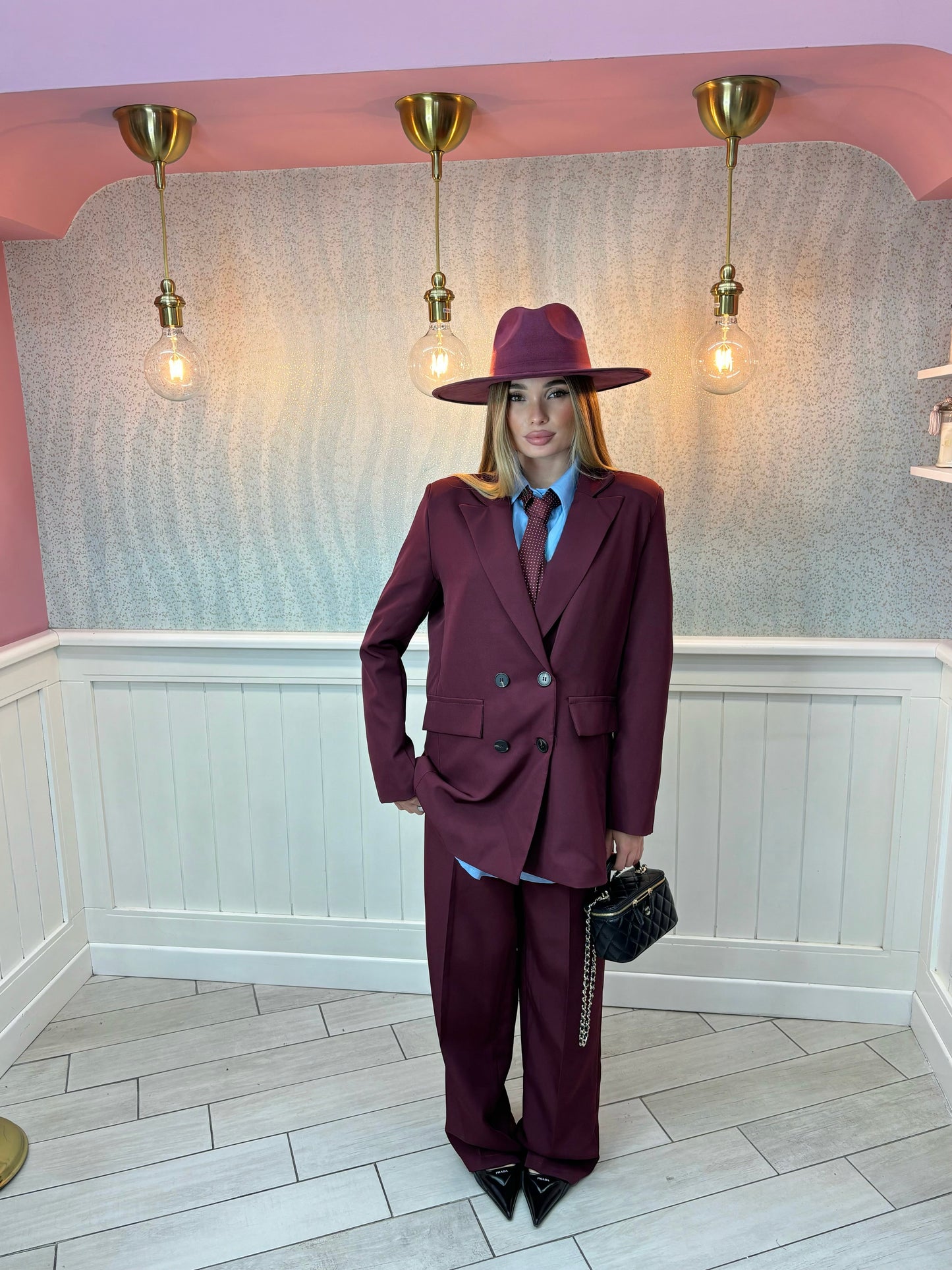 Tailleur Bruna Bordeaux