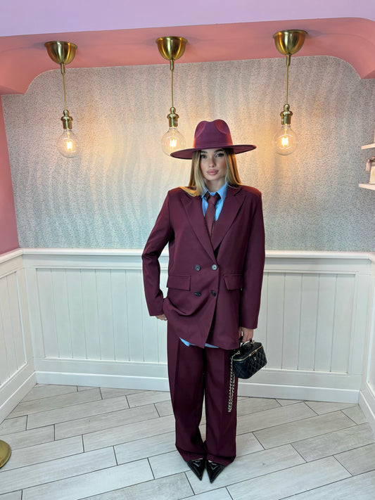Tailleur Bruna Bordeaux
