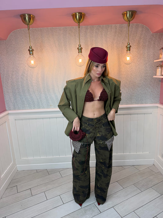 JEANS CAMO CUT